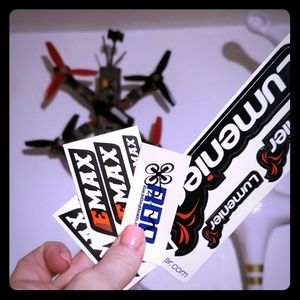 Drone stickers, decor stickers, technology, nerd